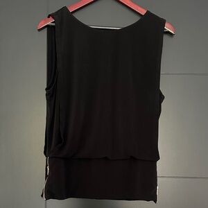 Bebe Black Sleeveless Top